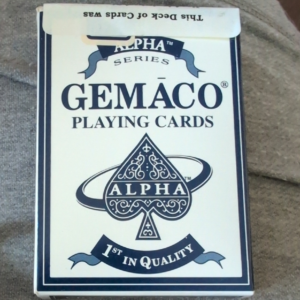 Alpha Series Playing Cards - Elegant Blue